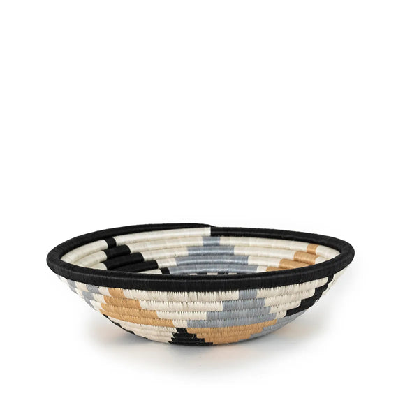 Boutique Diversiform Woven Bowl - 12" Gray