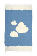 Alegre Upcycled Blanket Blankets and Throws Caminito Nube Cloud 