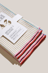 ATELIER SAUCIER Carnival Stripe Napkins | Set of 4 NAPKINS ATELIER SAUCIER 