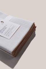 ATELIER SAUCIER Cream Burlap Crème Napkins | Set of 4 NAPKINS ATELIER SAUCIER 