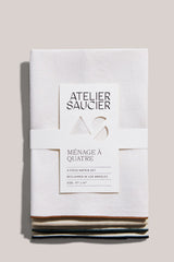 ATELIER SAUCIER Mojave Burlap Napkins | Set of 4 NAPKINS ATELIER SAUCIER 