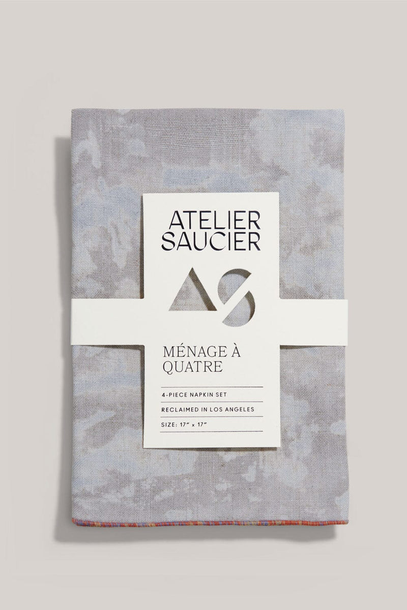 ATELIER SAUCIER Sunrise Linen Napkins | Set of 4 NAPKINS ATELIER SAUCIER 