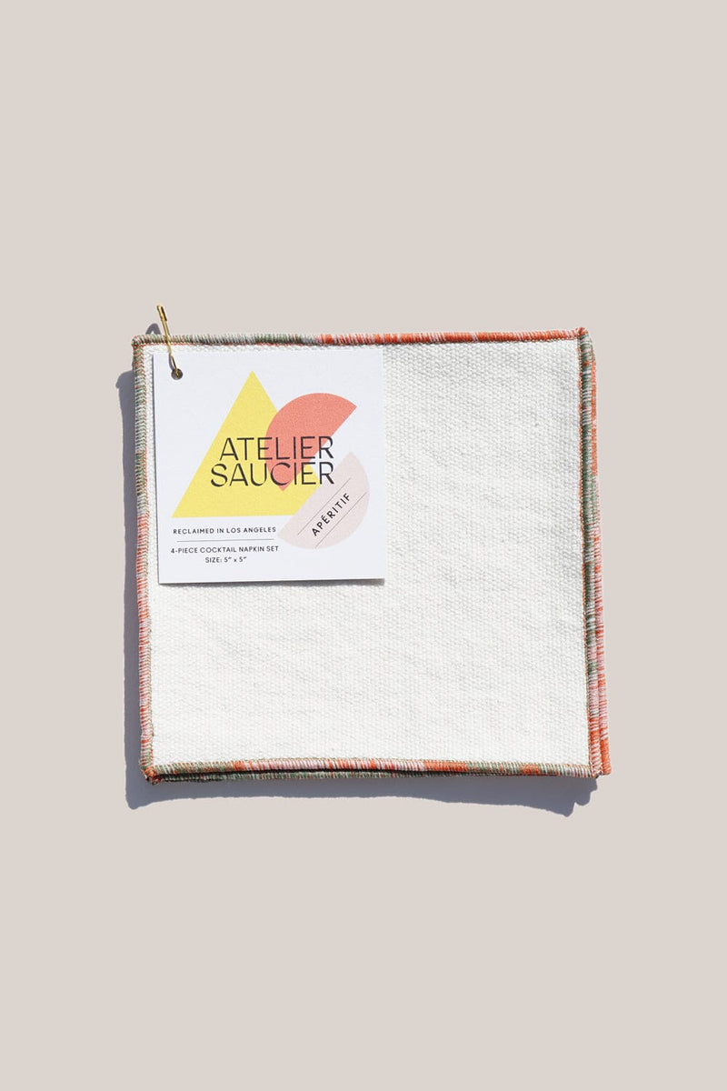 ATELIER SAUCIER The Santa Fe Cocktail Napkins | Set of 4 COCKTAIL NAPKINS ATELIER SAUCIER 