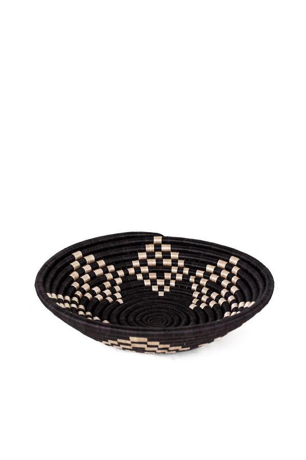 Azizi Life Bariku Woven Bowls - Black + Tea Woven Bowls Azizi Life M 