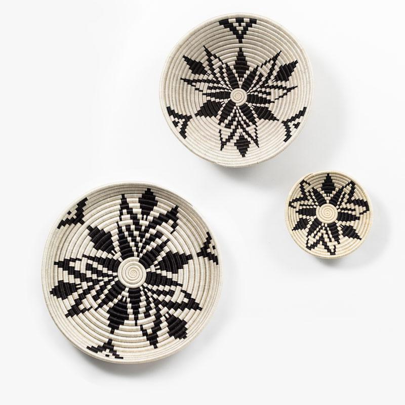 Azizi Life Boutique Cactus Blossom Woven Bowls Woven Bowls Azizi Life 