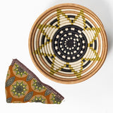 Azizi Life Boutique Vestine Green Woven Bowls Woven Bowls Azizi Life 