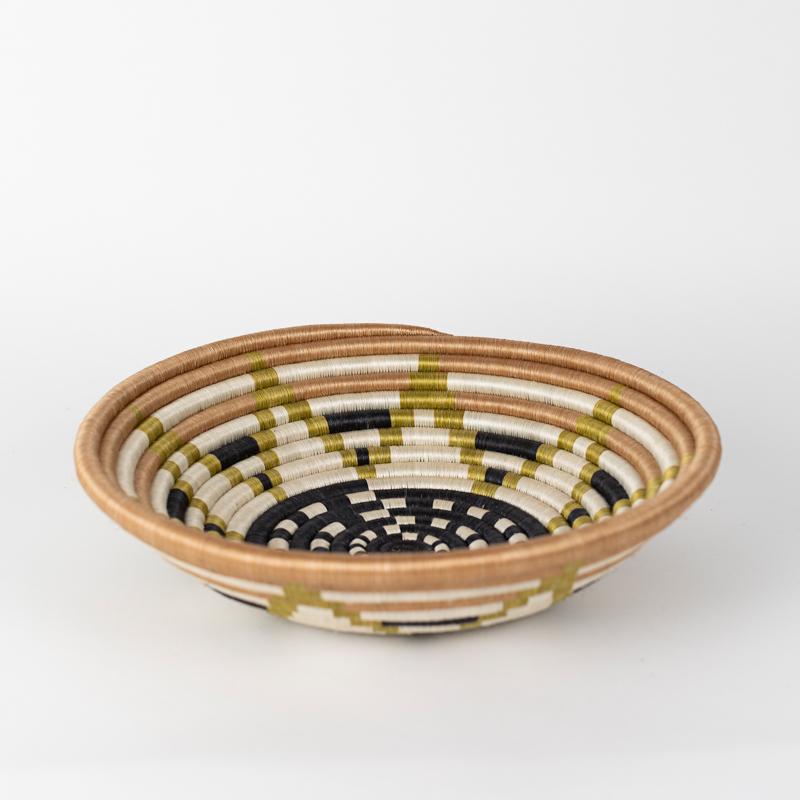 Azizi Life Boutique Vestine Green Woven Bowls Woven Bowls Azizi Life 