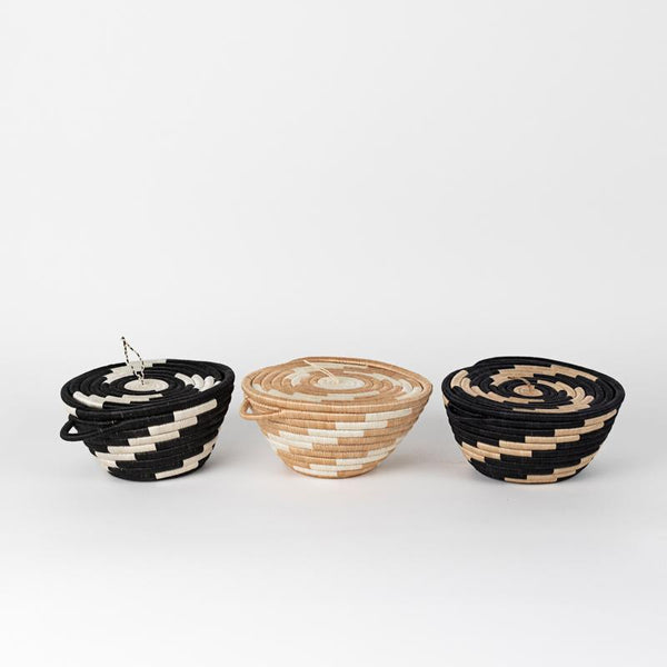 Azizi Life Woven Pot with Lid - Medium woven Azizi Life 