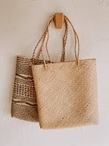 Bela Rattan Tote Bag Tote Bags Village Thrive 