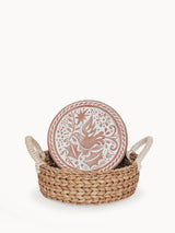 Bread Warmer + Basket - Bird Round Serveware Korissa 