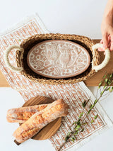 Bread Warmer + Basket - Owl Oval Serving Trays + Boards Korissa 