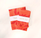 Elana Gabrielle Tomato Linen Napkins - Set of 2 Napkins Elana Gabrielle 