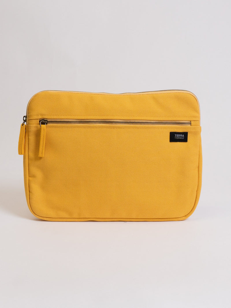 Erdig Laptop Sleeve Pouches Terra Thread 13" Mustard Yellow 