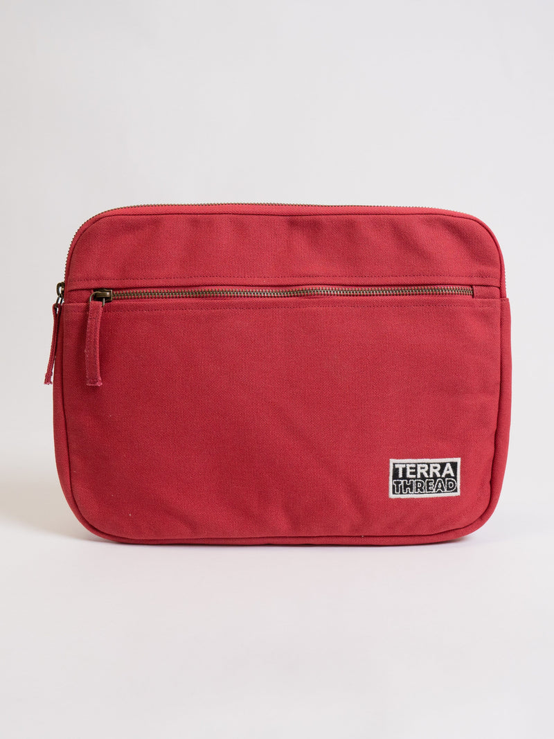 Erdig Laptop Sleeve Pouches Terra Thread 13" Ruby Red 