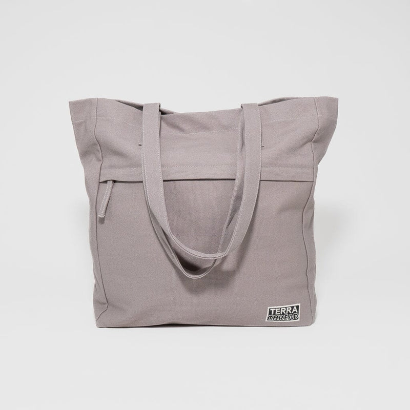 Executive Work Tote Bag Tote Bags Terra Thread Cloud Gray 