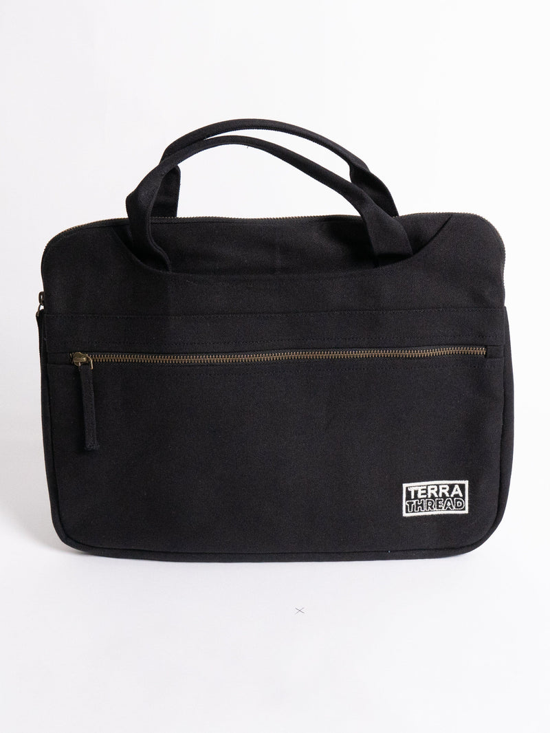 Hasta Laptop Sleeve with Handle Pouches Terra Thread Black 