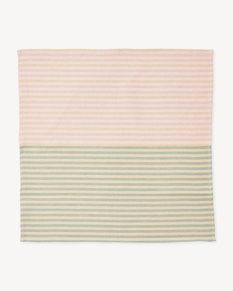 Hudson Stripe Napkin Table Linens Minna Melon Set of 4 