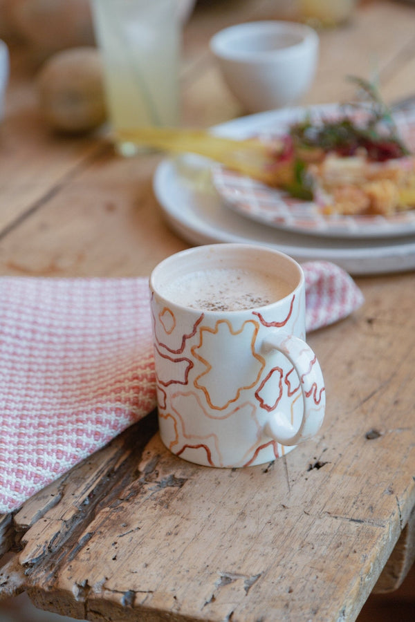 Isoline Ceramic Mug Mugs Zuahaza 