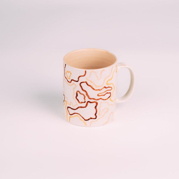 Isoline Ceramic Mug Mugs Zuahaza 