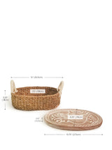 Korissa Bread Warmer & Basket - Bird Oval SHOP Korissa 