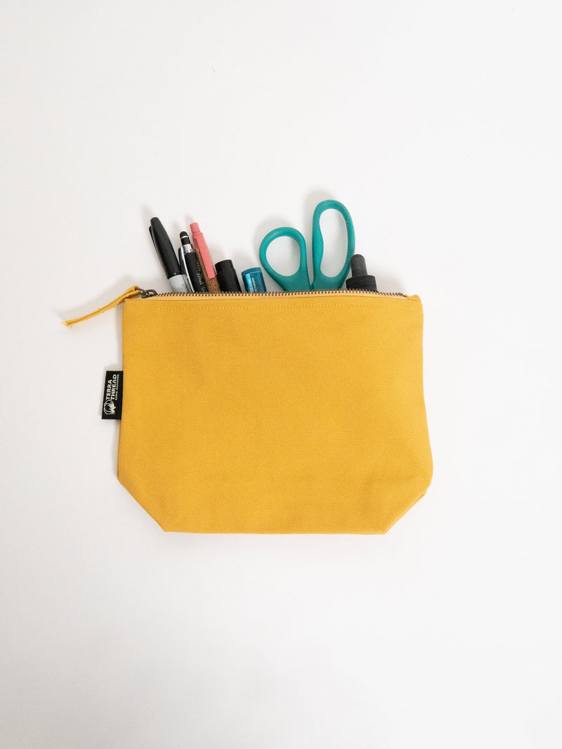 Lok Makeup Pouch Pouches Terra Thread Mustard Yellow 