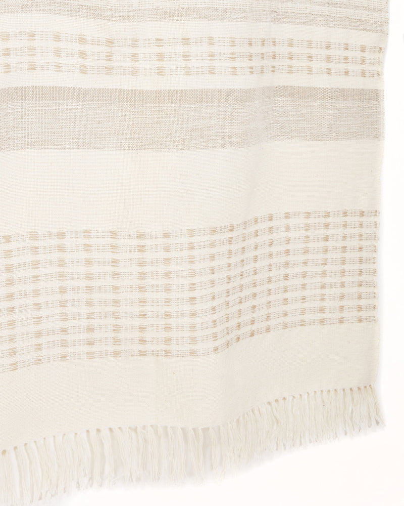 Minna Marta Throw Cream Blanket Minna