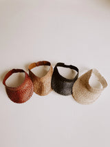 Rattan Sun Visor Hats + Visors Village Thrive 