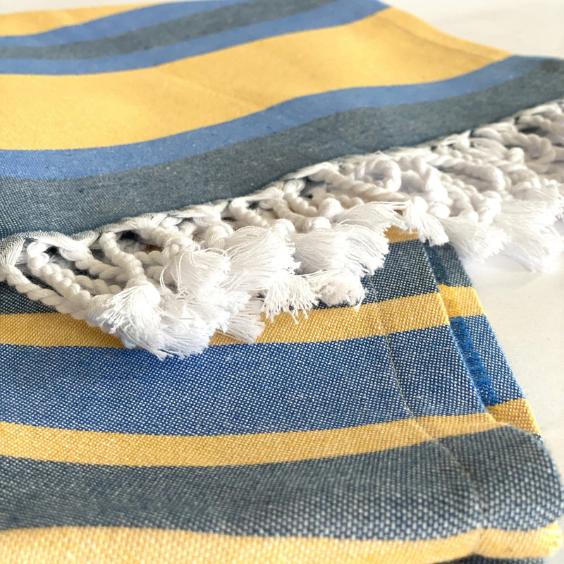 Samara Turkish Towel Multi Use Textiles Hilana: Upcycled Cotton 