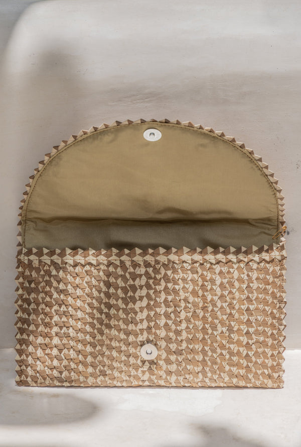 Village Thrive Ombre Rattan Clutch Bags + Purses Village Thrive 