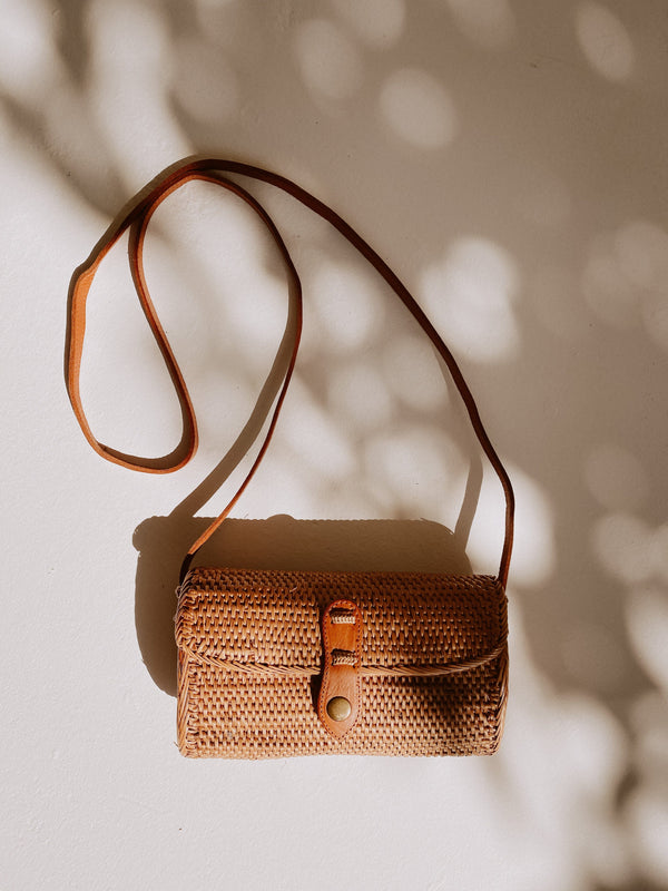 Village Thrive Ulan Rattan Purse Bags + Purses Village Thrive 