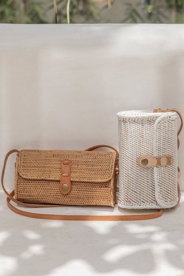 Village Thrive Ulan Rattan Purse Bags + Purses Village Thrive 